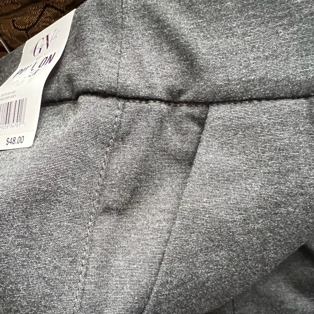 Gloria Vanderbilt Gray Wide-Leg Trouser Pants NWT Size 8 - Picture 6 of 11
